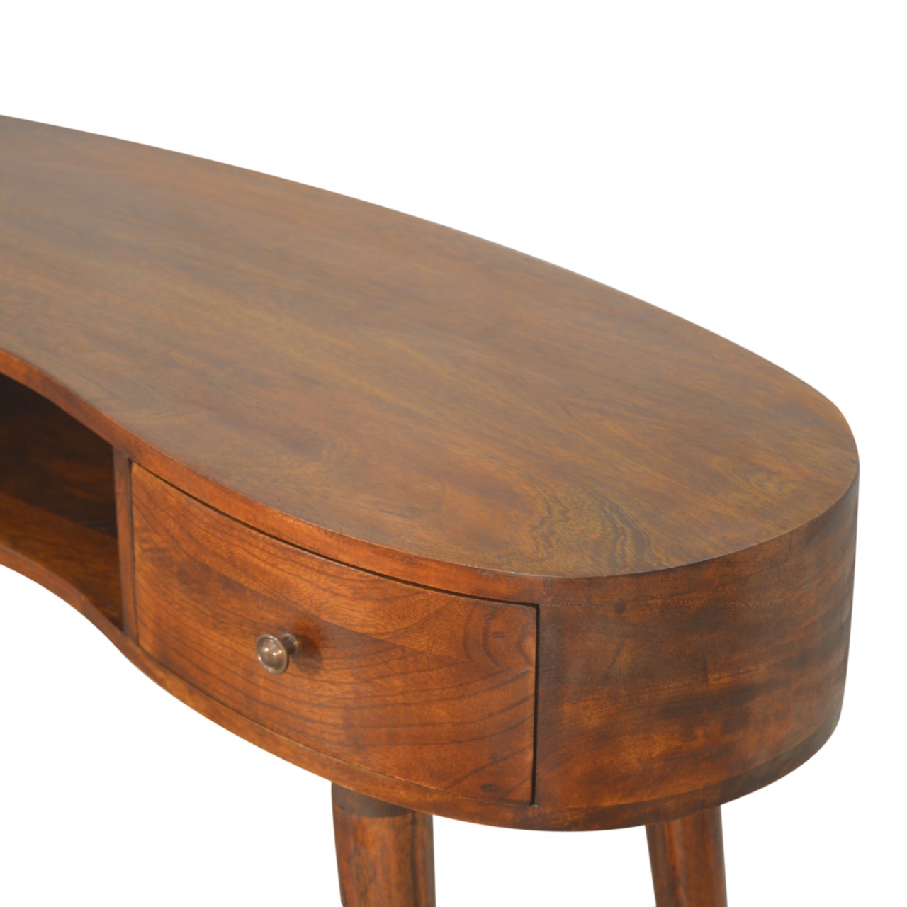Chestnut Wave Writing Desk 4 Chestnut Wave Writing Desk - Image 4