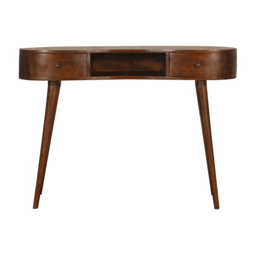 Chestnut Wave Writing Desk 9 Chestnut Wave Writing Desk - Image 9