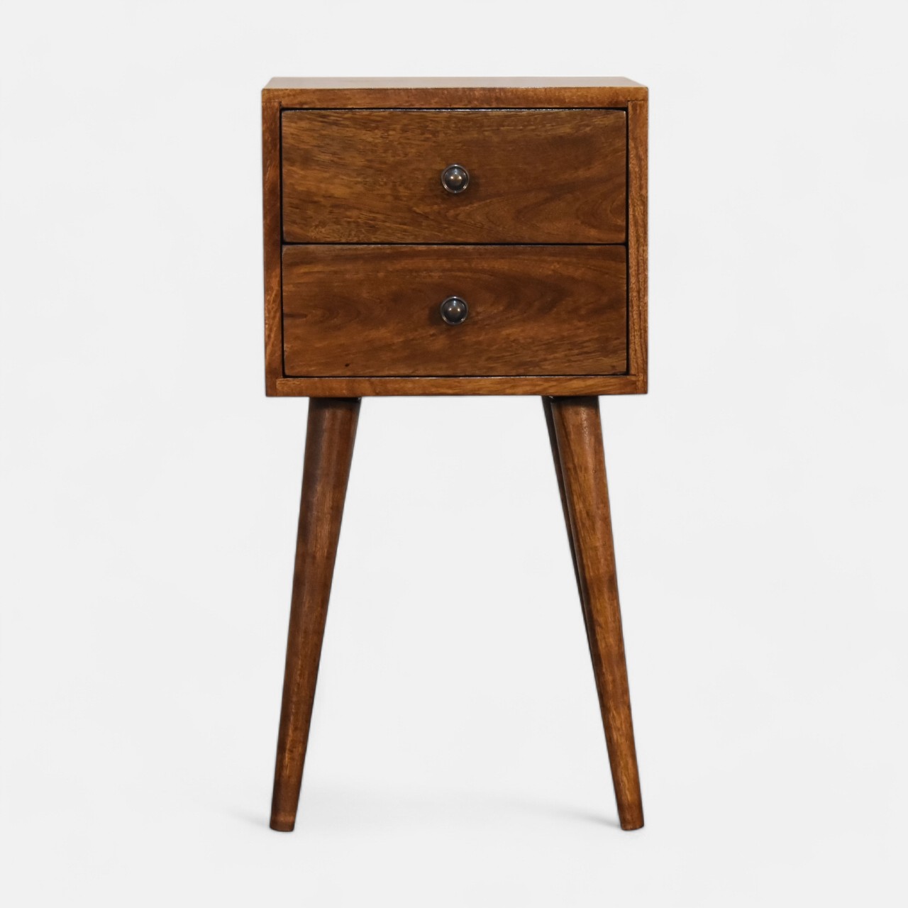 Mini 2 Drawer Chestnut Bedside Mini 2 Drawer Chestnut Bedside