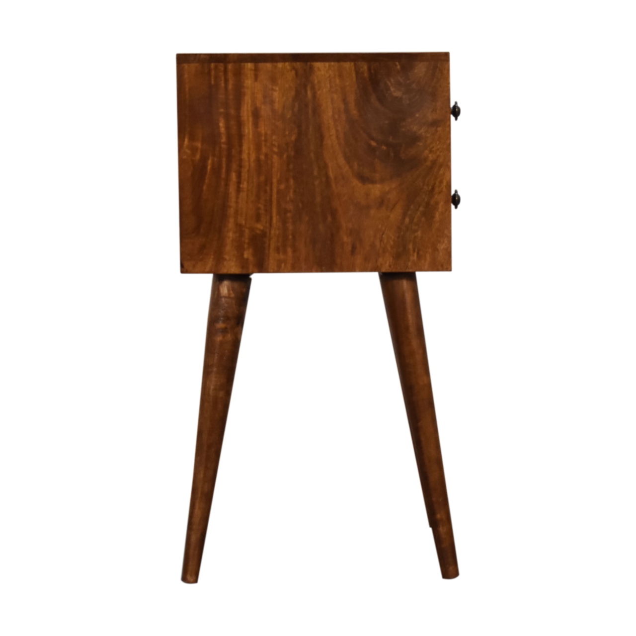 Mini 2 Drawer Chestnut Bedside 7 Mini 2 Drawer Chestnut Bedside - Image 7