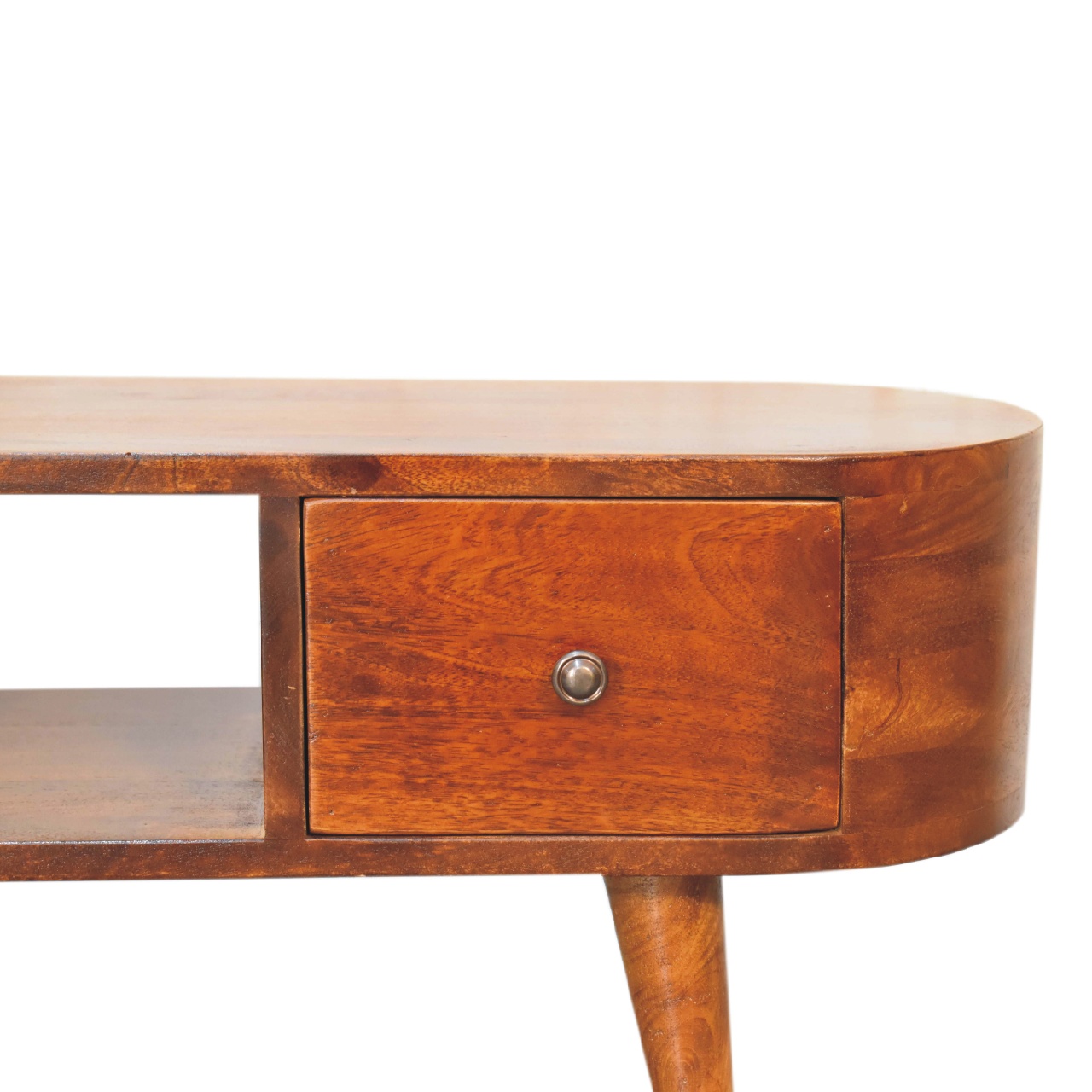 Chestnut Round Open Media Unit 4 Chestnut Round Open Media Unit - Image 4