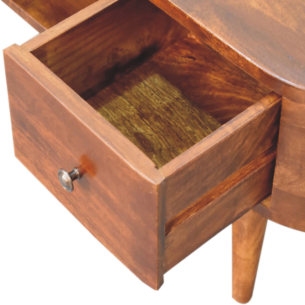 Chestnut Round Open Media Unit 6 Chestnut Round Open Media Unit - Image 6
