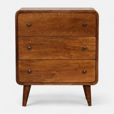 Mini Curved Chestnut Chest