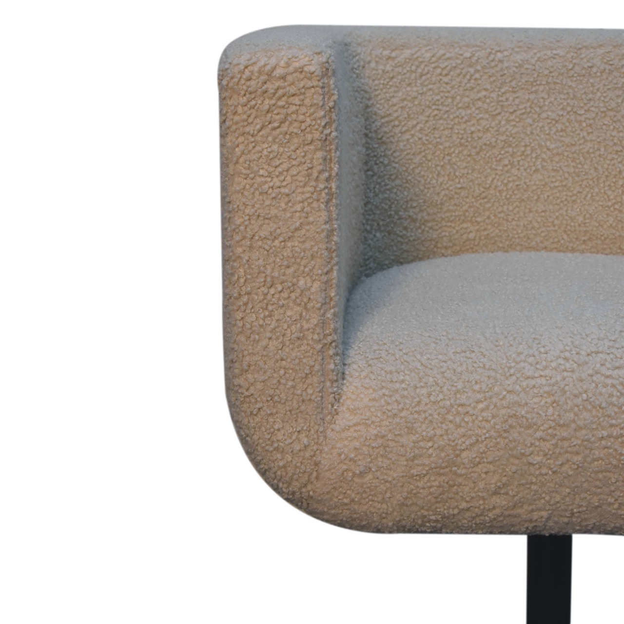 Cream Boucle Swivel Chair 4 Cream Boucle Swivel Chair - Image 4