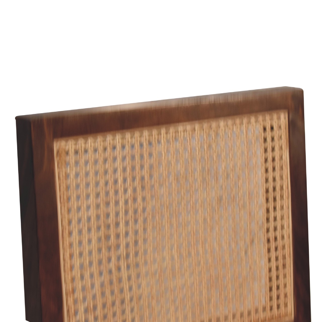 Cream Boucle Rattan Chair 4 Cream Boucle Rattan Chair - Image 4
