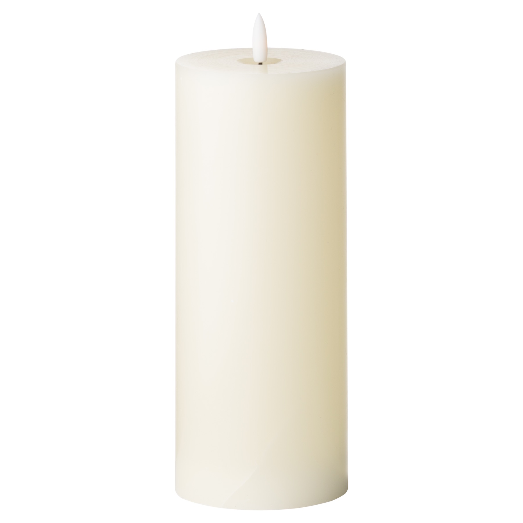 Luxe Collection Natural Glow 3.5 x 9 LED Cream Wax Candle Luxe Collection Natural Glow 3.5 x 9 LED Cream Wax Candle