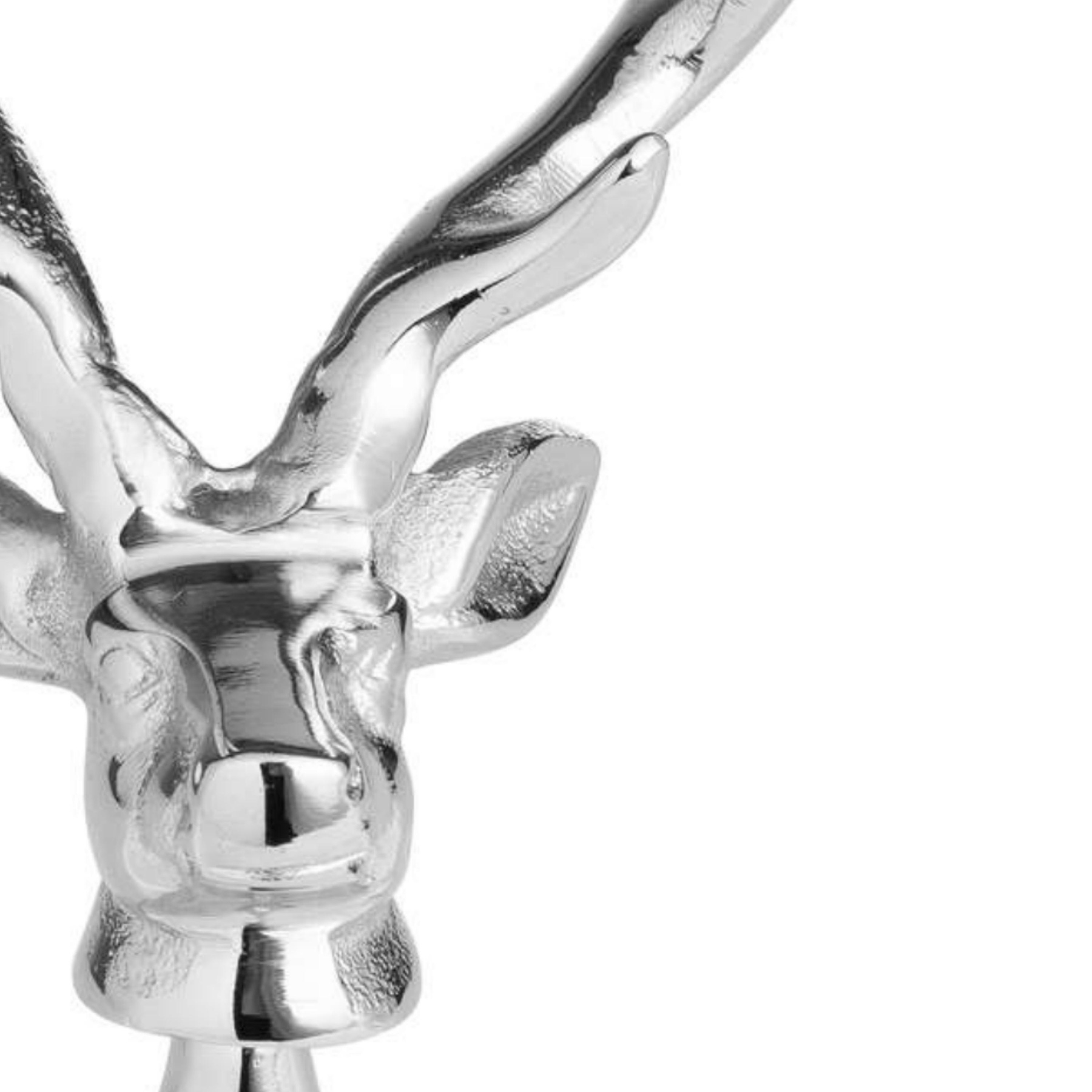 Silver Nickel Stag Head Detail Bottle Opener 2 Silver Nickel Stag Head Detail Bottle Opener - Image 2