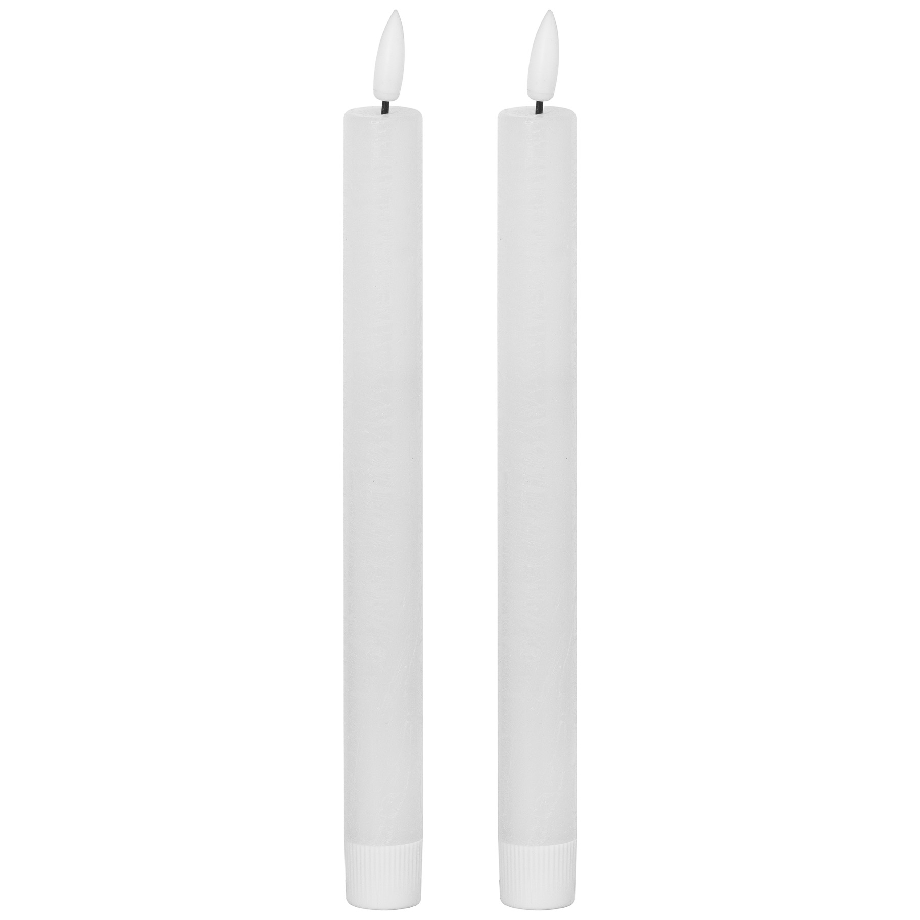 Luxe Collection Natural Glow S/ 2 White LED Dinner Candles Luxe Collection Natural Glow S/ 2 White LED Dinner Candles