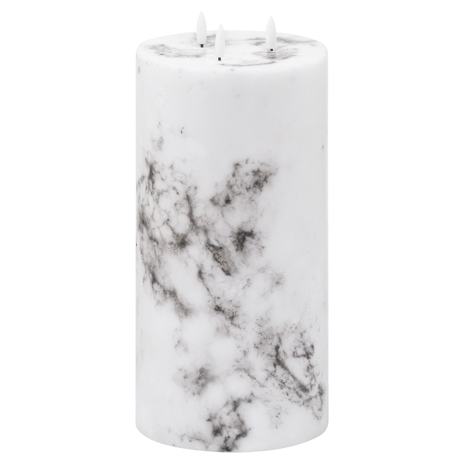 Luxe Collection Natural Glow 6×12 Marble Effect LED Candle Luxe Collection Natural Glow 6x12 Marble Effect LED Candle