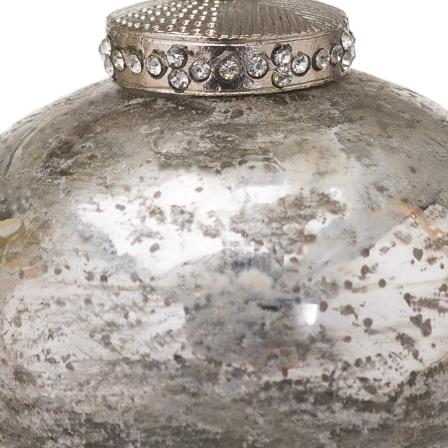 The Noel Collection Silver Christmas Teardrop Bauble 2 The Noel Collection Silver Christmas Teardrop Bauble 20949 a