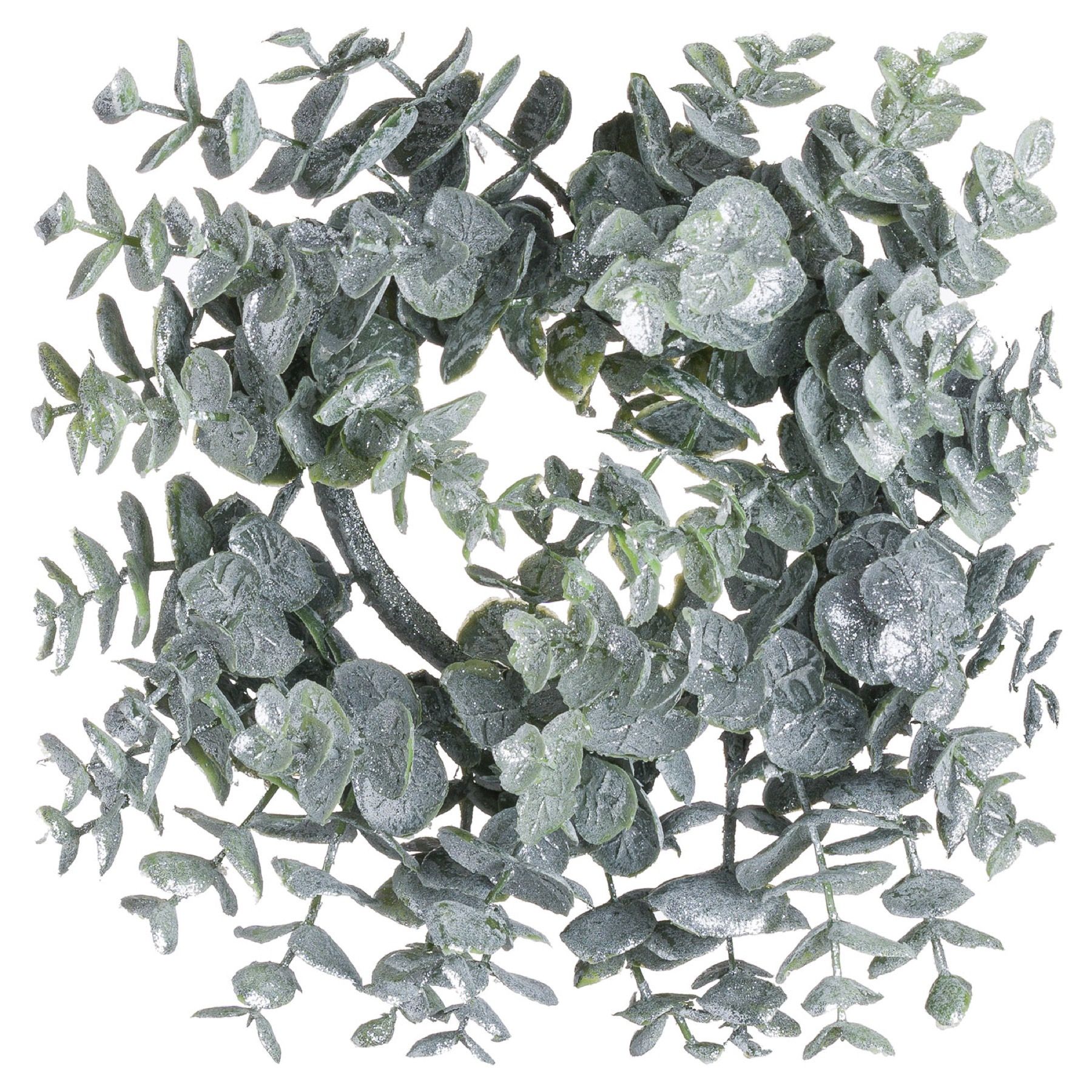 Small Frosted Eucalyptus Candle Wreath Small Frosted Eucalyptus Candle Wreath