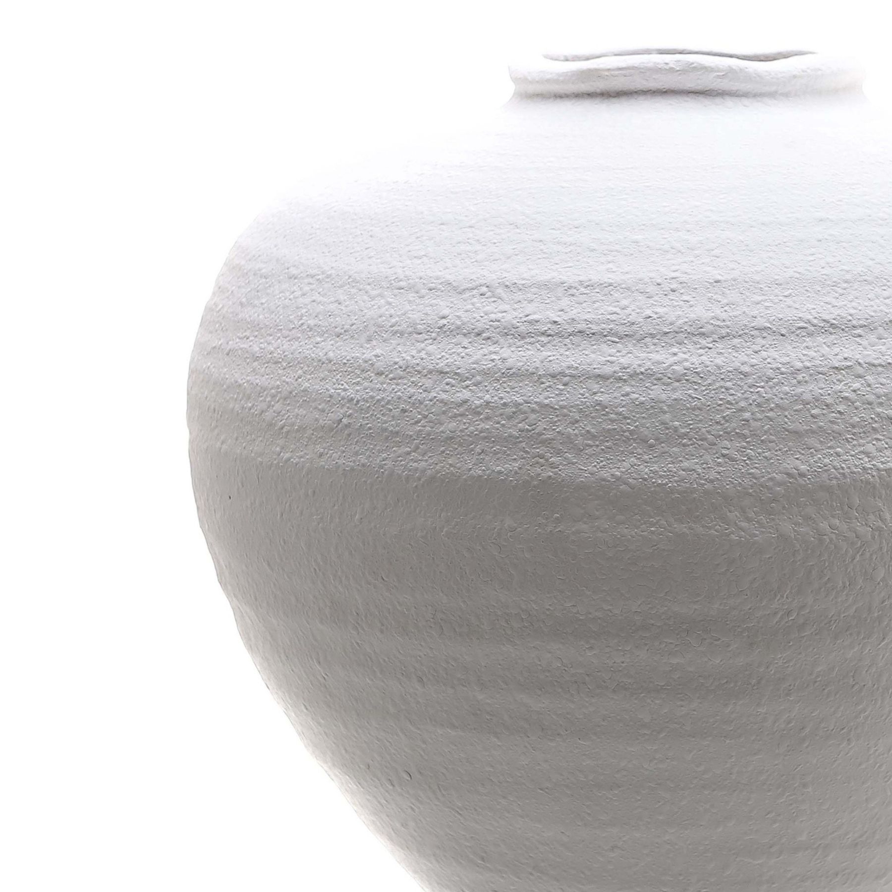 Regola Matt White Ceramic Vase 2 Regola Matt White Ceramic Vase - Image 2