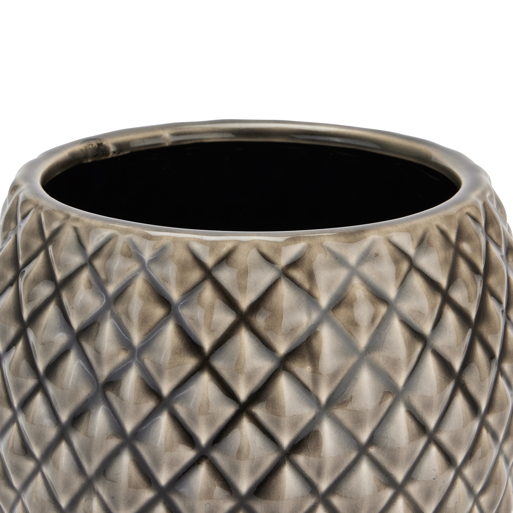 Seville Collection Grey Diamond Planter 2 Seville Collection Grey Diamond Planter - Image 2