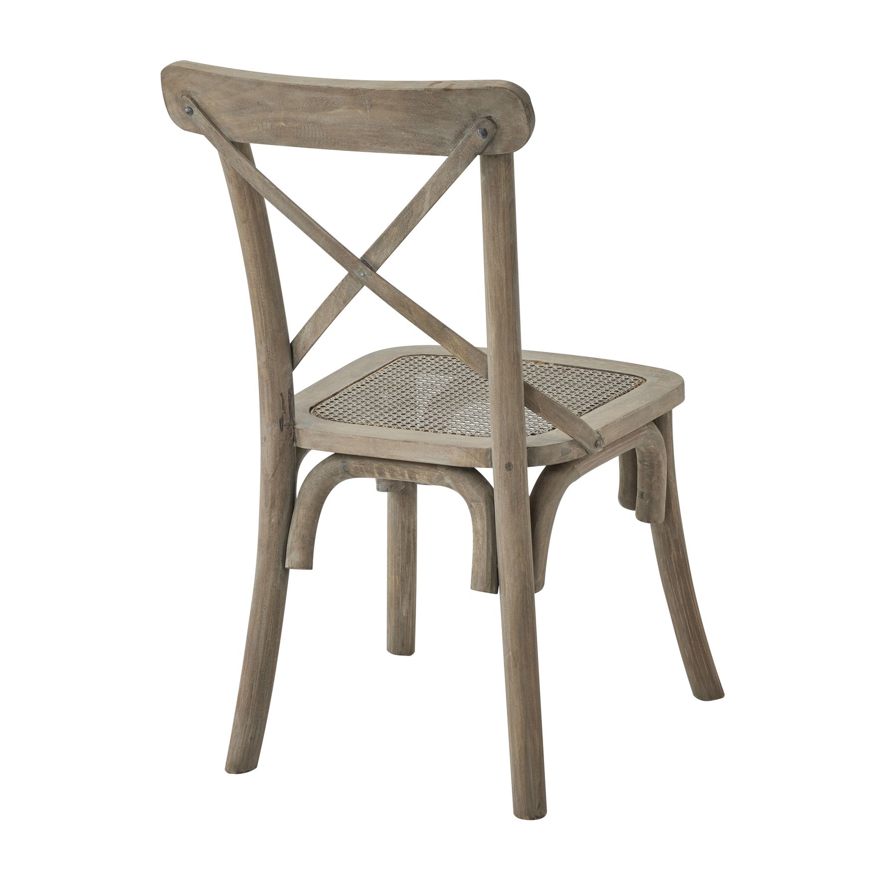 Copgrove Collection Cross Back Chair With Rush Seat 2 Copgrove Collection Cross Back Chair With Rush Seat - Image 2