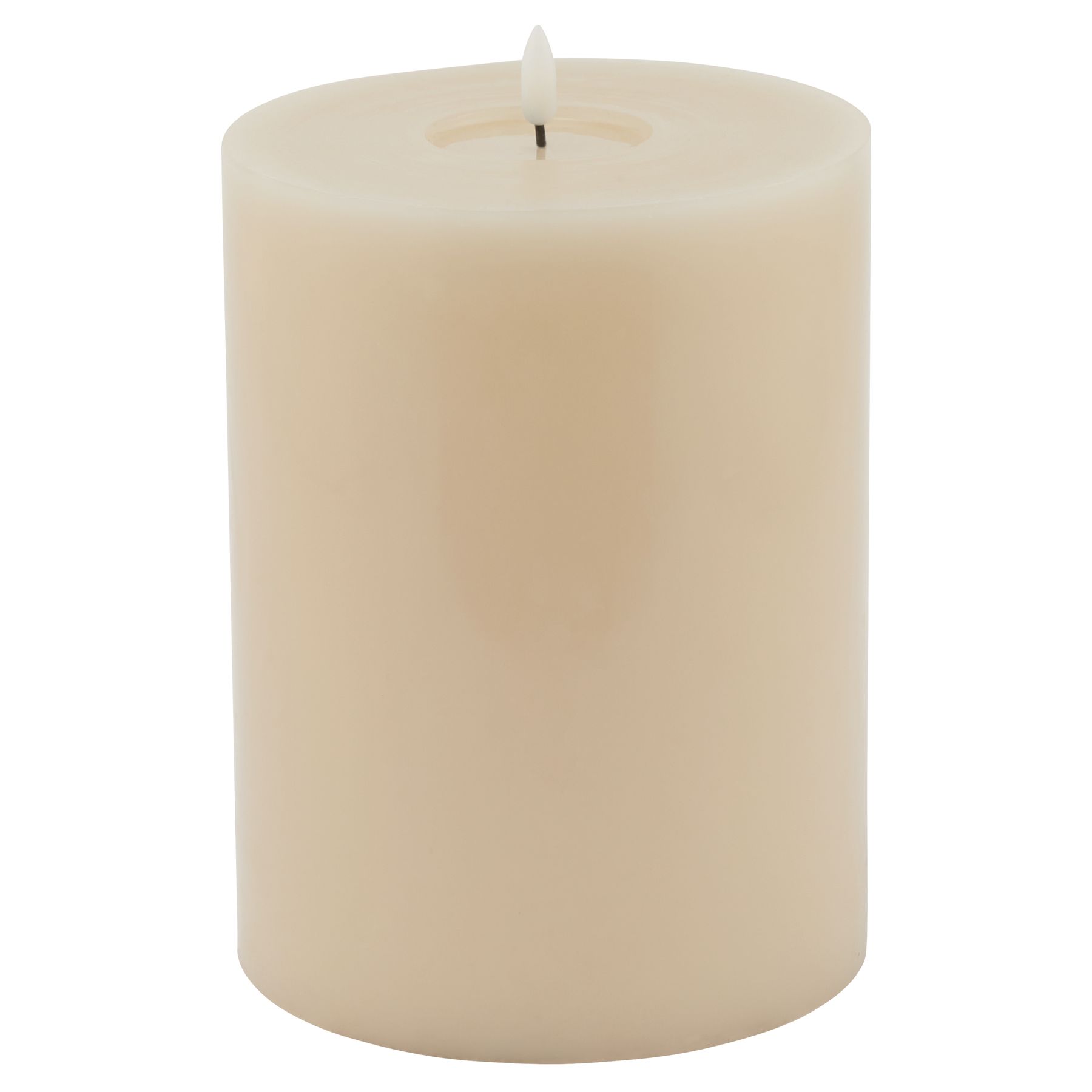 Luxe Collection Melt Effect 6×8 Taupe LED Wax Candle Luxe Collection Melt Effect 6x8 Taupe LED Wax Candle