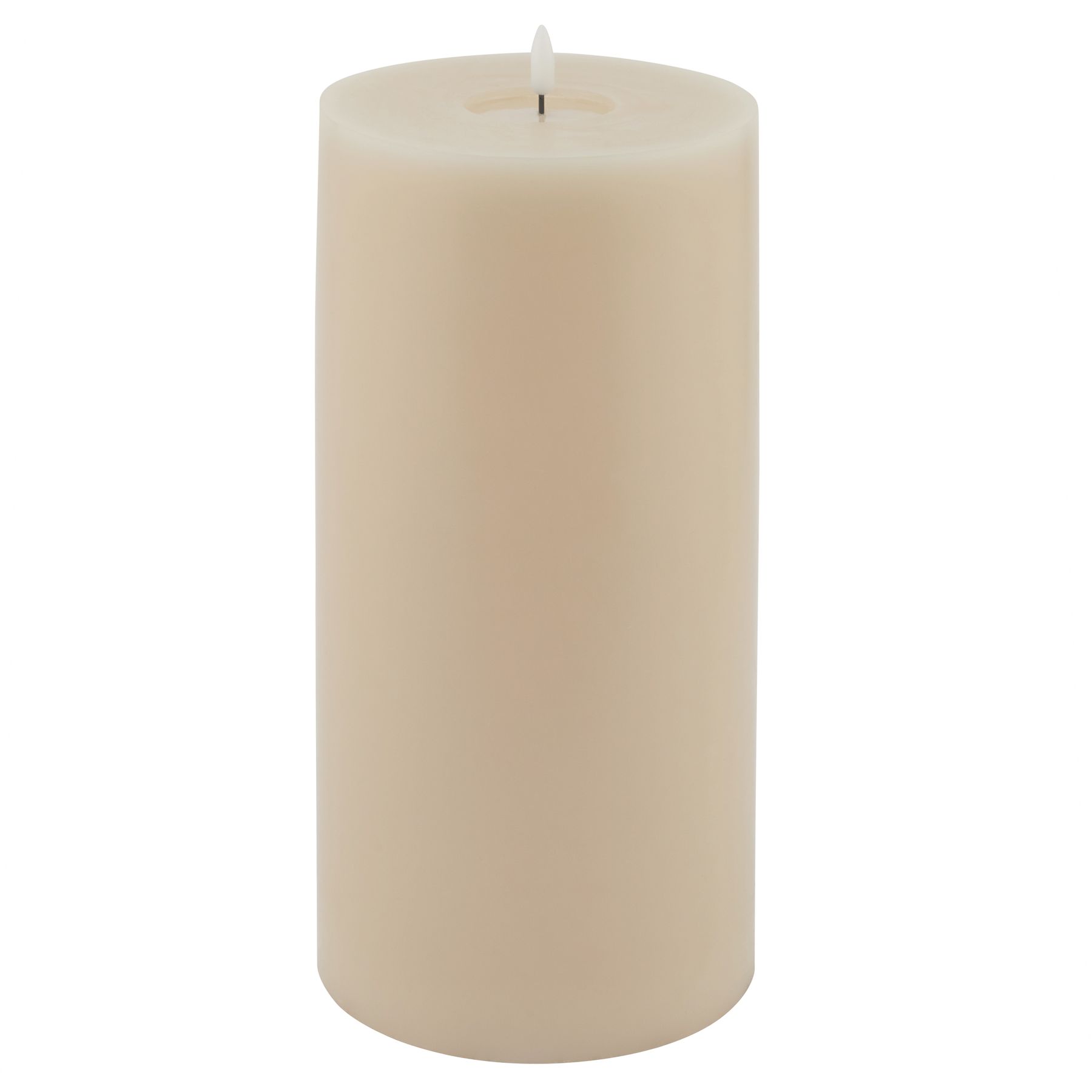 Luxe Collection Melt Effect 6×12 Taupe LED Wax Candle Luxe Collection Melt Effect 6x12 Taupe LED Wax Candle
