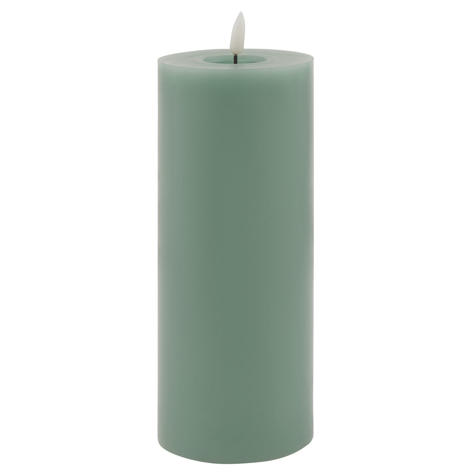 Luxe Collection Melt Effect 3.5×9 Sage LED Wax Candle Luxe Collection Melt Effect 3.5x9 Sage LED Wax Candle