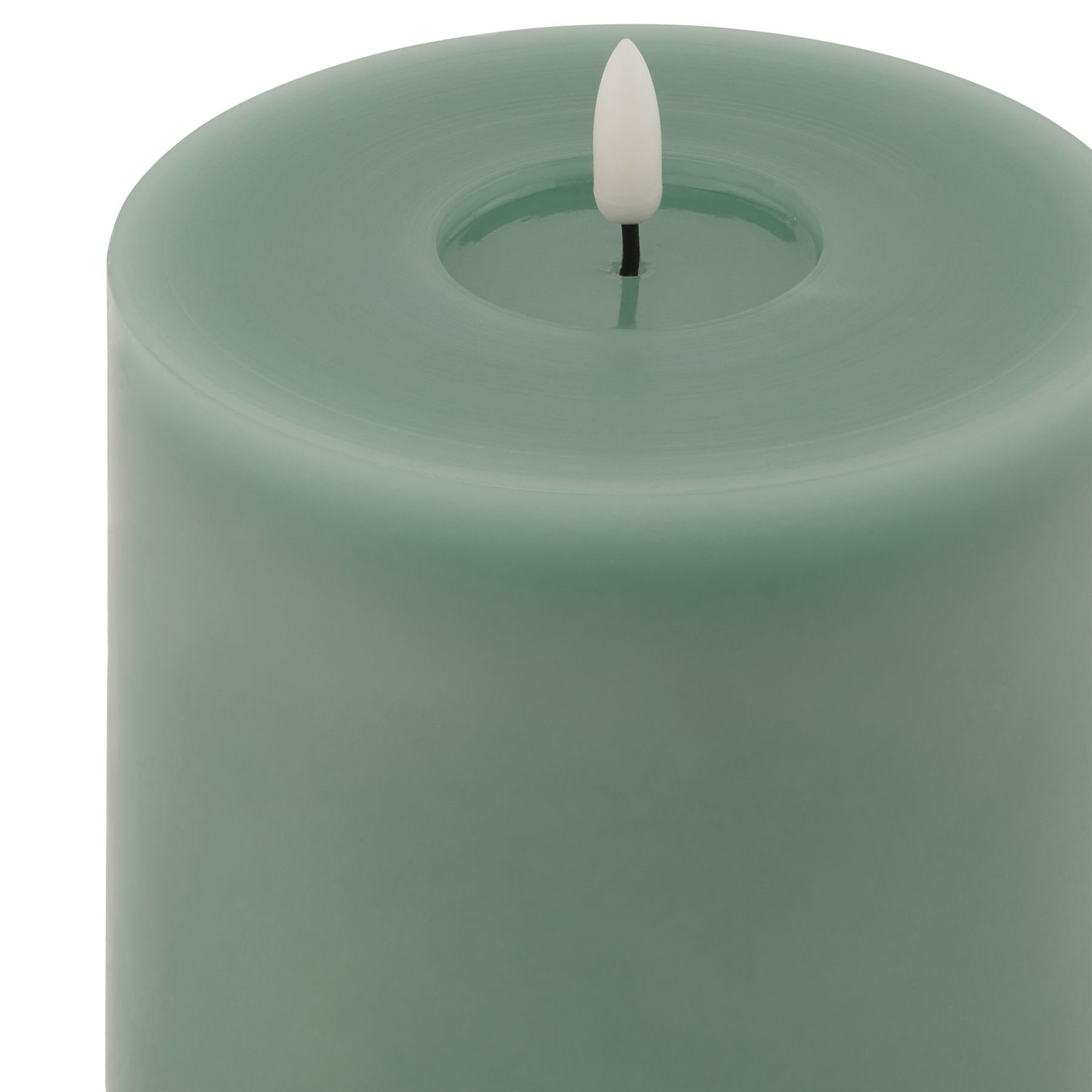 Luxe Collection Melt Effect 5×5 Sage LED Wax Candle 2 Luxe Collection Melt Effect 5x5 Sage LED Wax Candle - Image 2