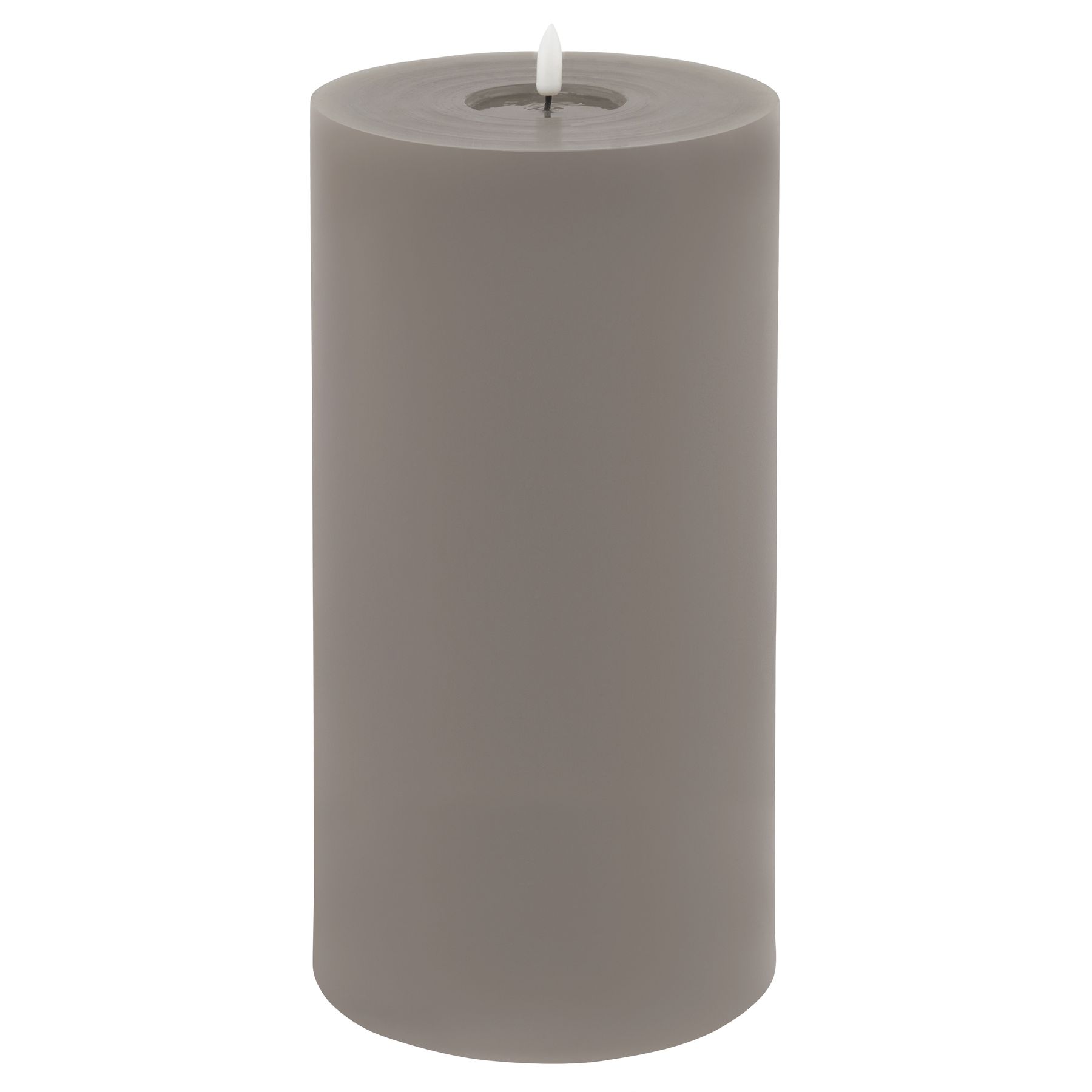 Luxe Collection Melt Effect 6×12 Grey LED Wax Candle Luxe Collection Melt Effect 6x12 Grey LED Wax Candle