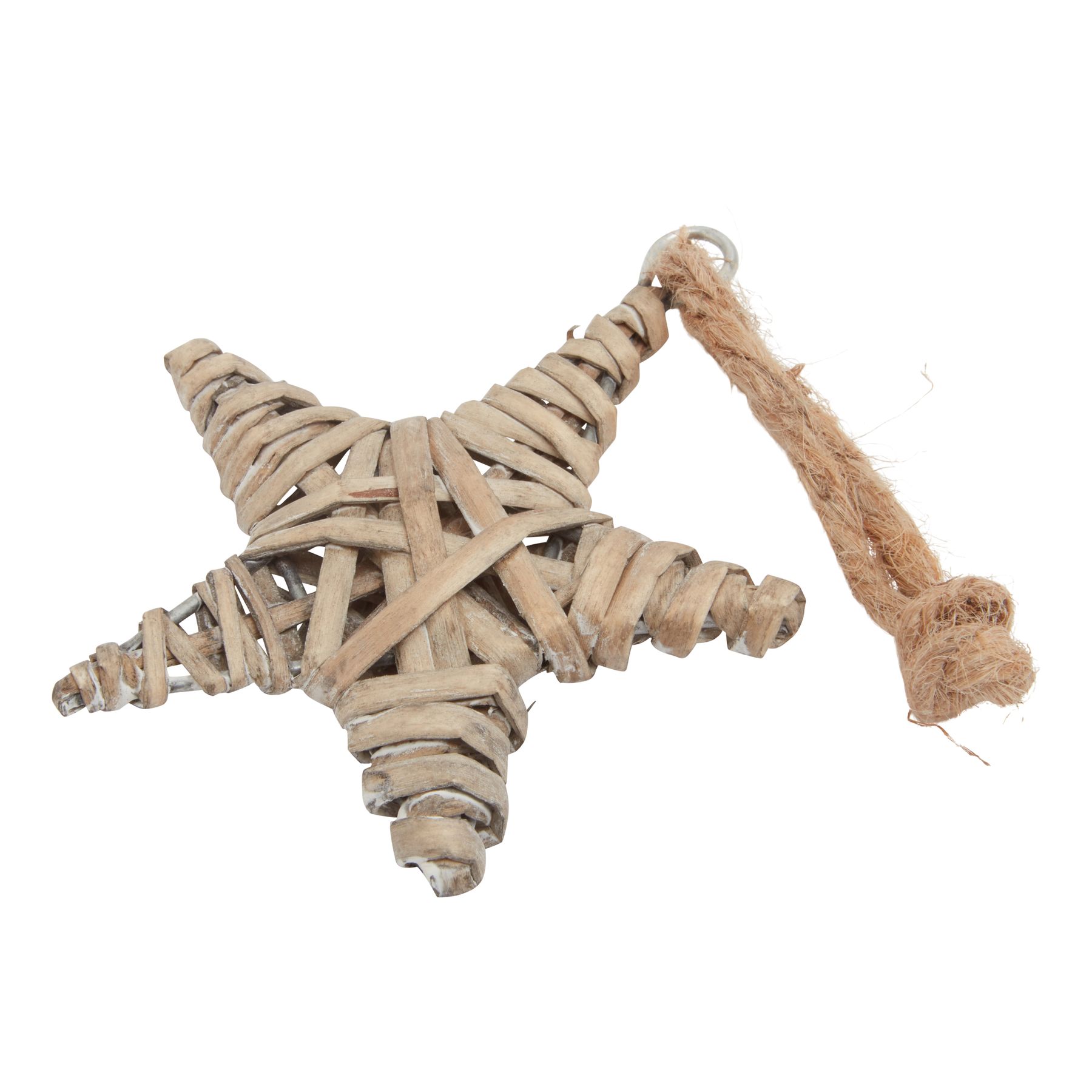 The Noel Collection Small Wicker Star Decoration 2 The Noel Collection Small Wicker Star Decoration - Image 2