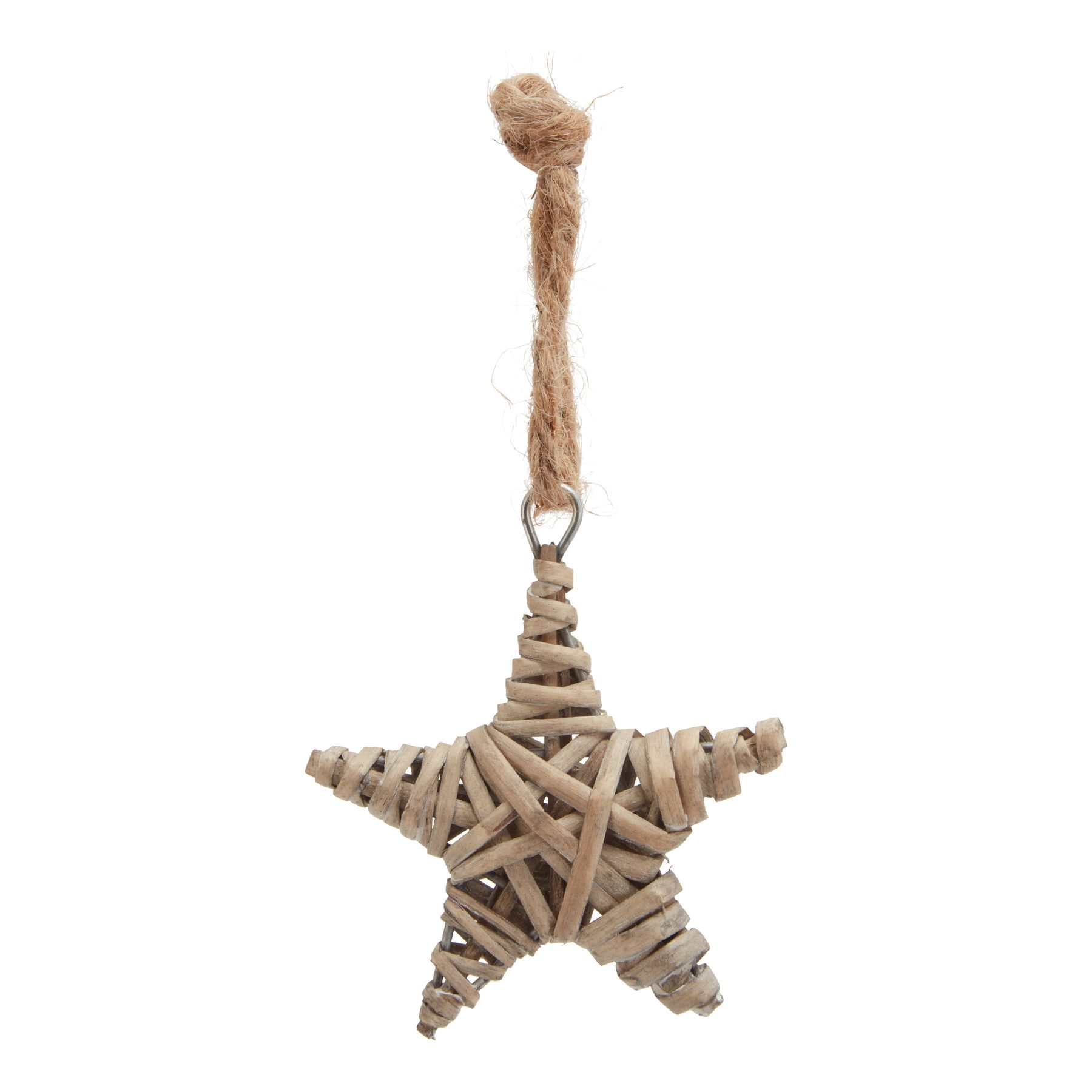 The Noel Collection Small Wicker Star Decoration The Noel Collection Small Wicker Star Decoration