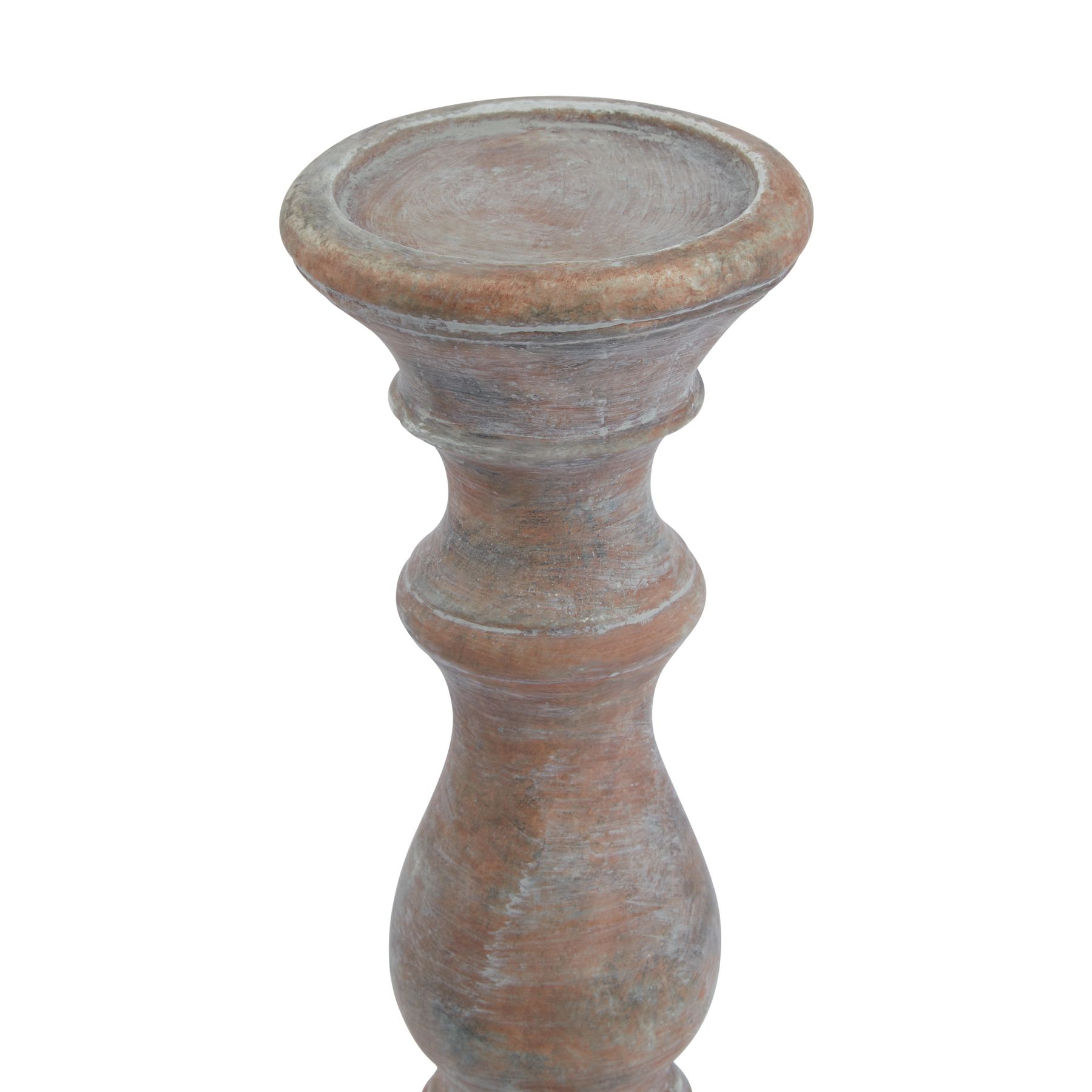 Siena Brown Column Candle Holder 2 Siena Brown Column Candle Holder - Image 2