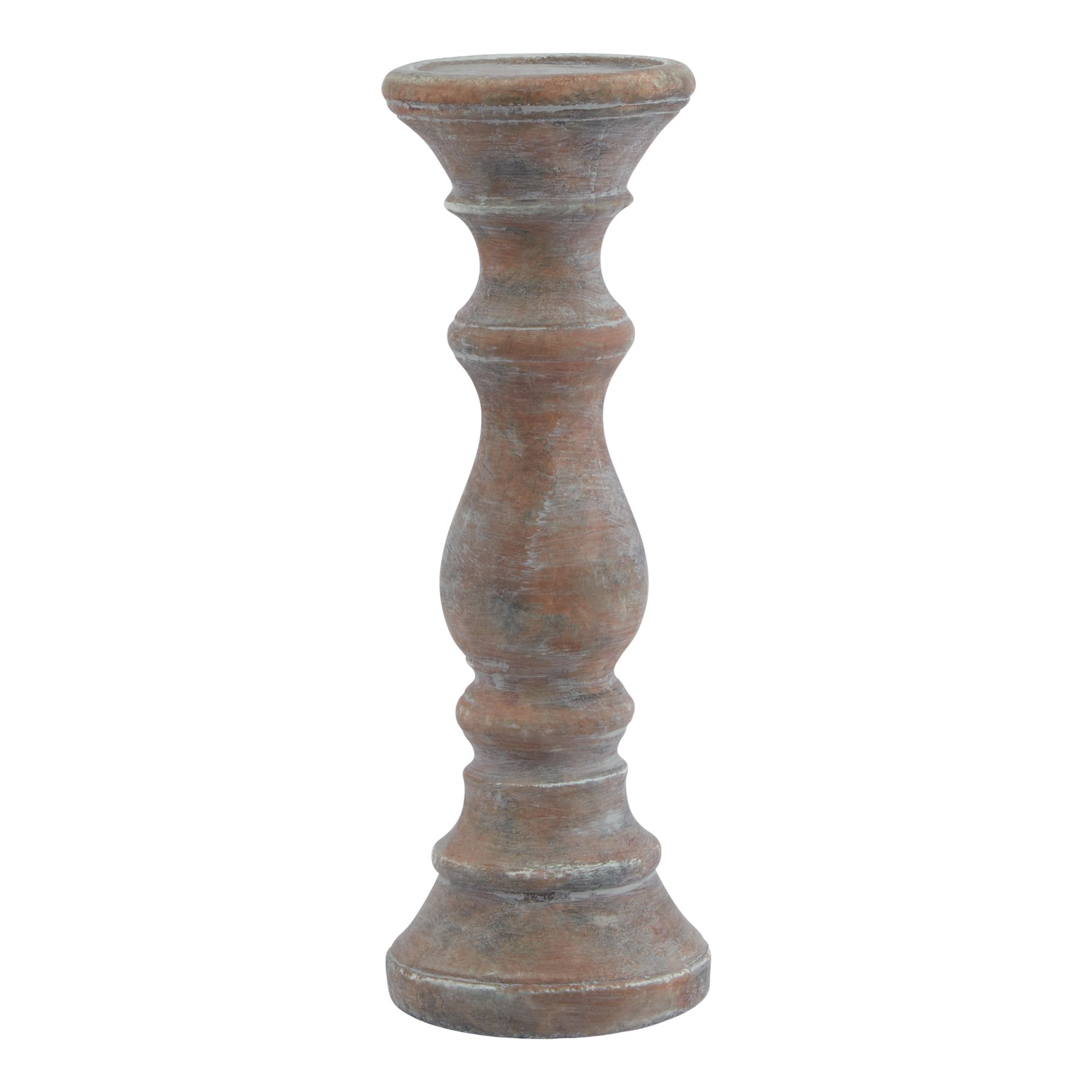 Siena Brown Column Candle Holder Siena Brown Column Candle Holder