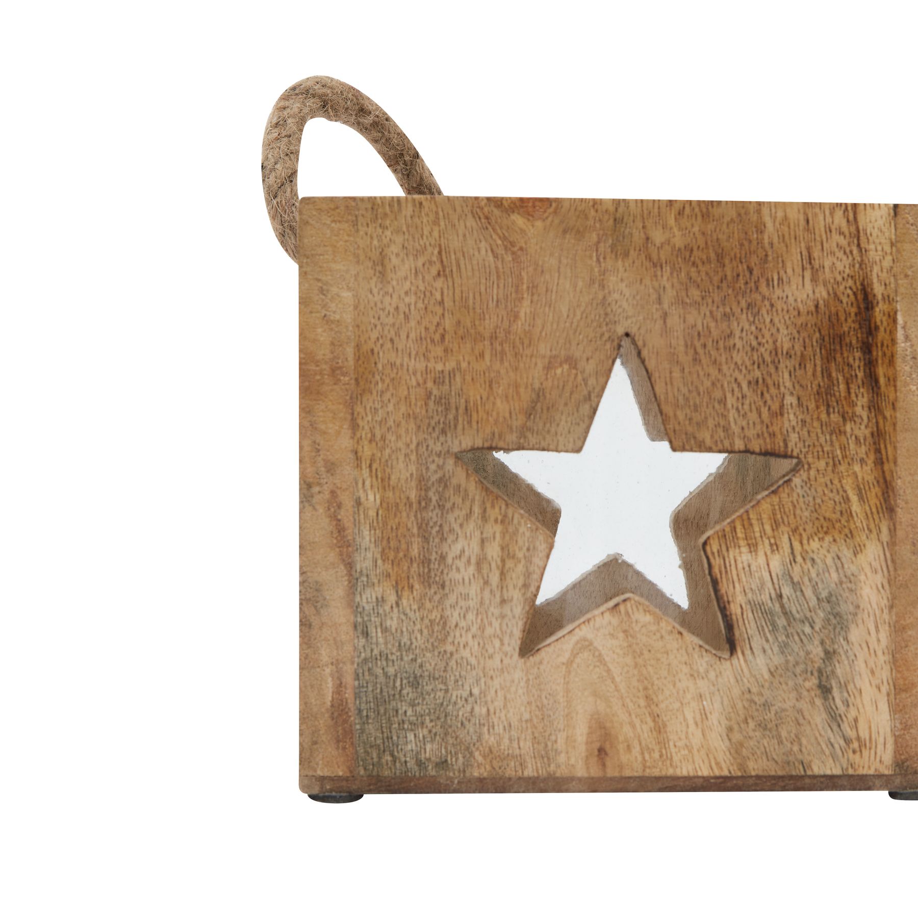 Natural Wooden Star Tealight Candle Holder 3 Natural Wooden Star Tealight Candle Holder - Image 3