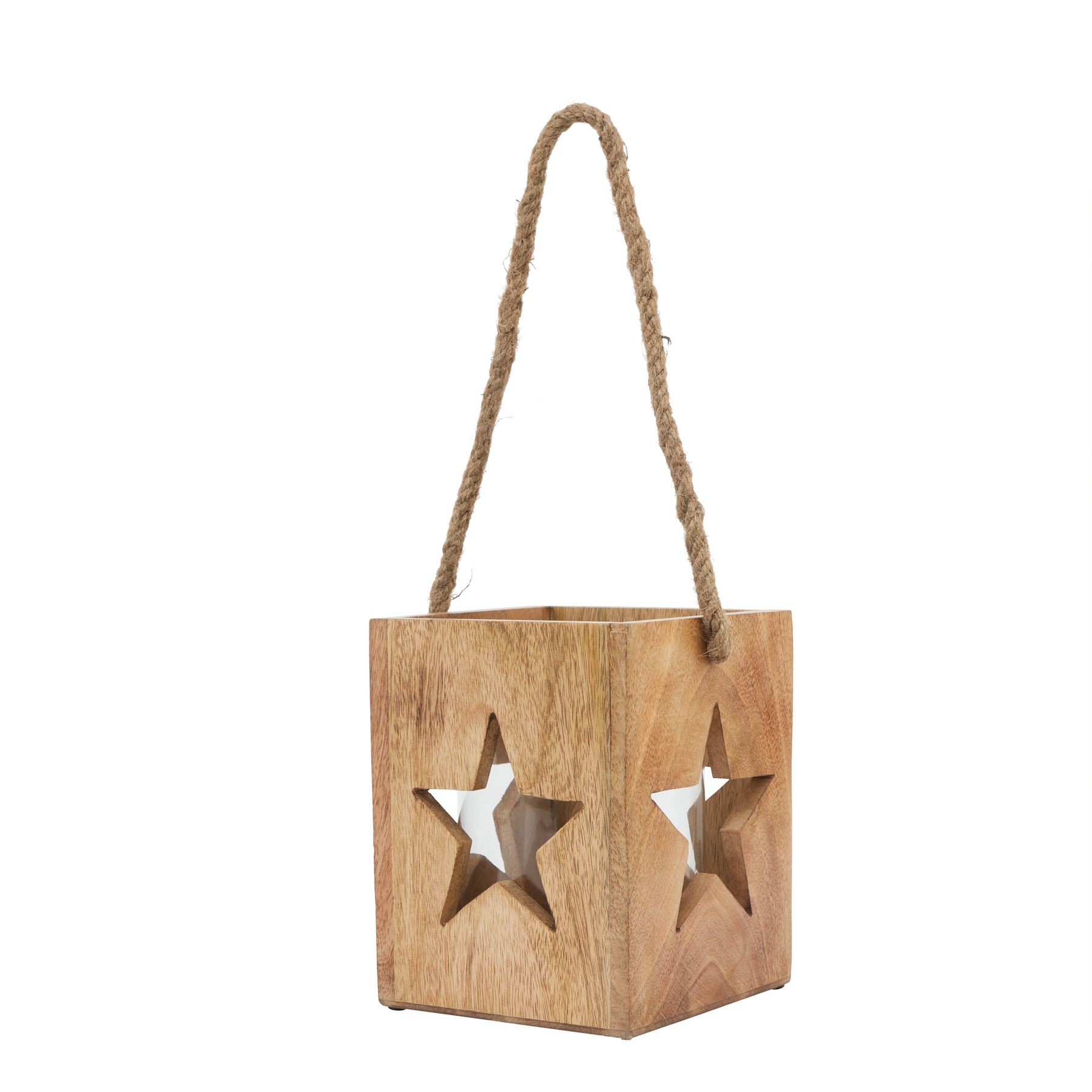 Natural Wooden Large Star Tealight Candle Holder Natural Wooden Large Star Tealight Candle Holder