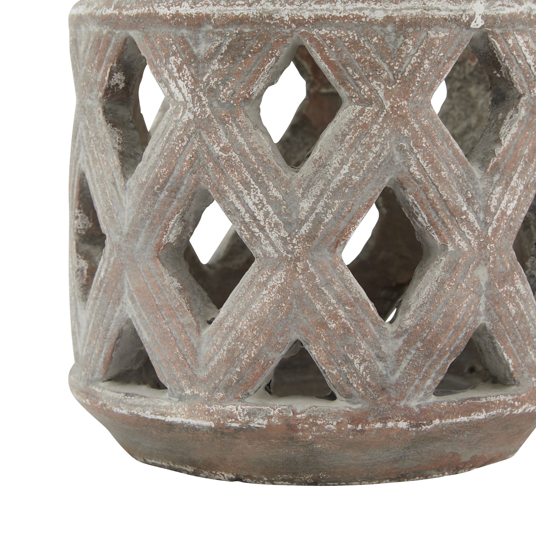 Siena Brown Lattice Lantern 3 Siena Brown Lattice Lantern - Image 3