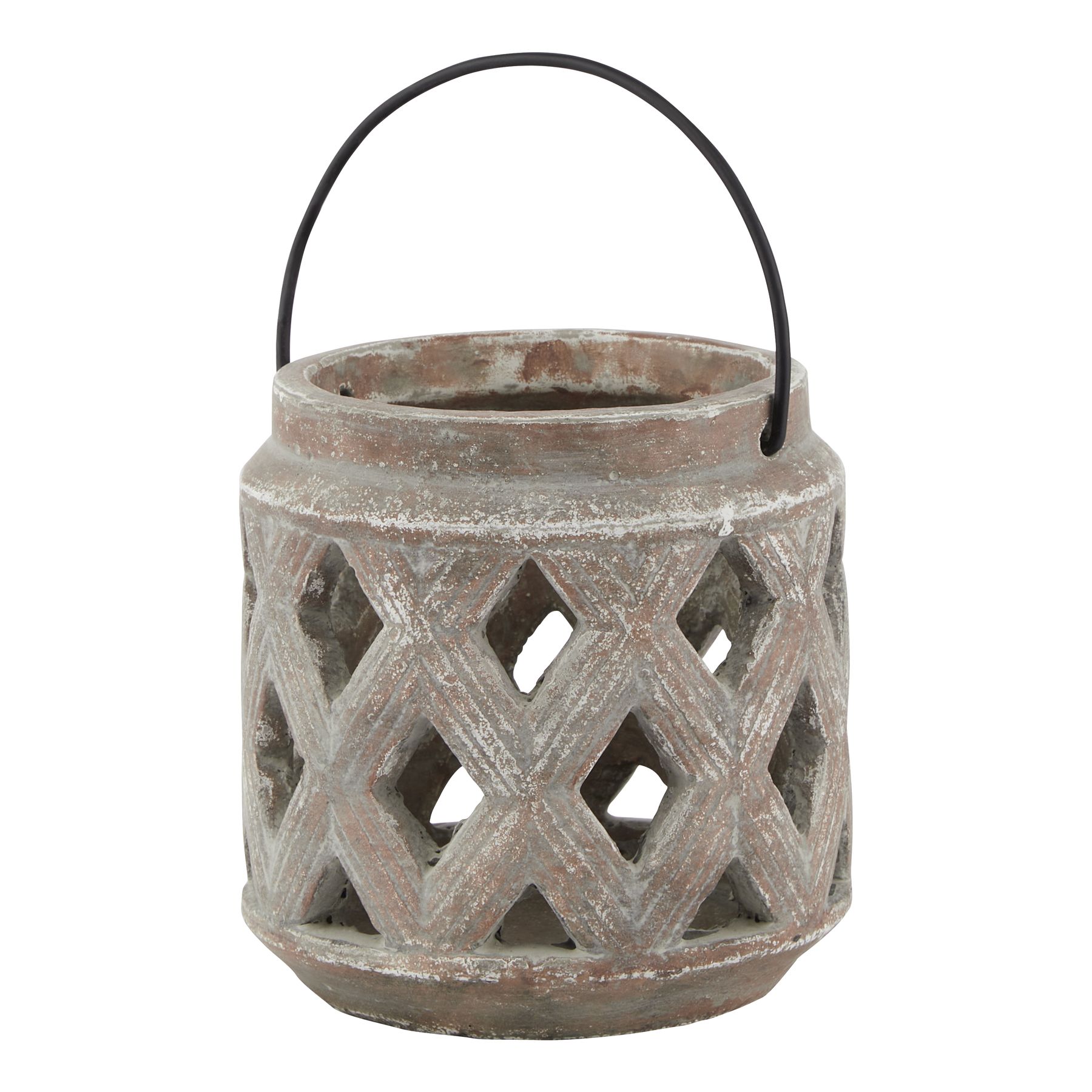 Siena Brown Lattice Lantern Siena Brown Lattice Lantern