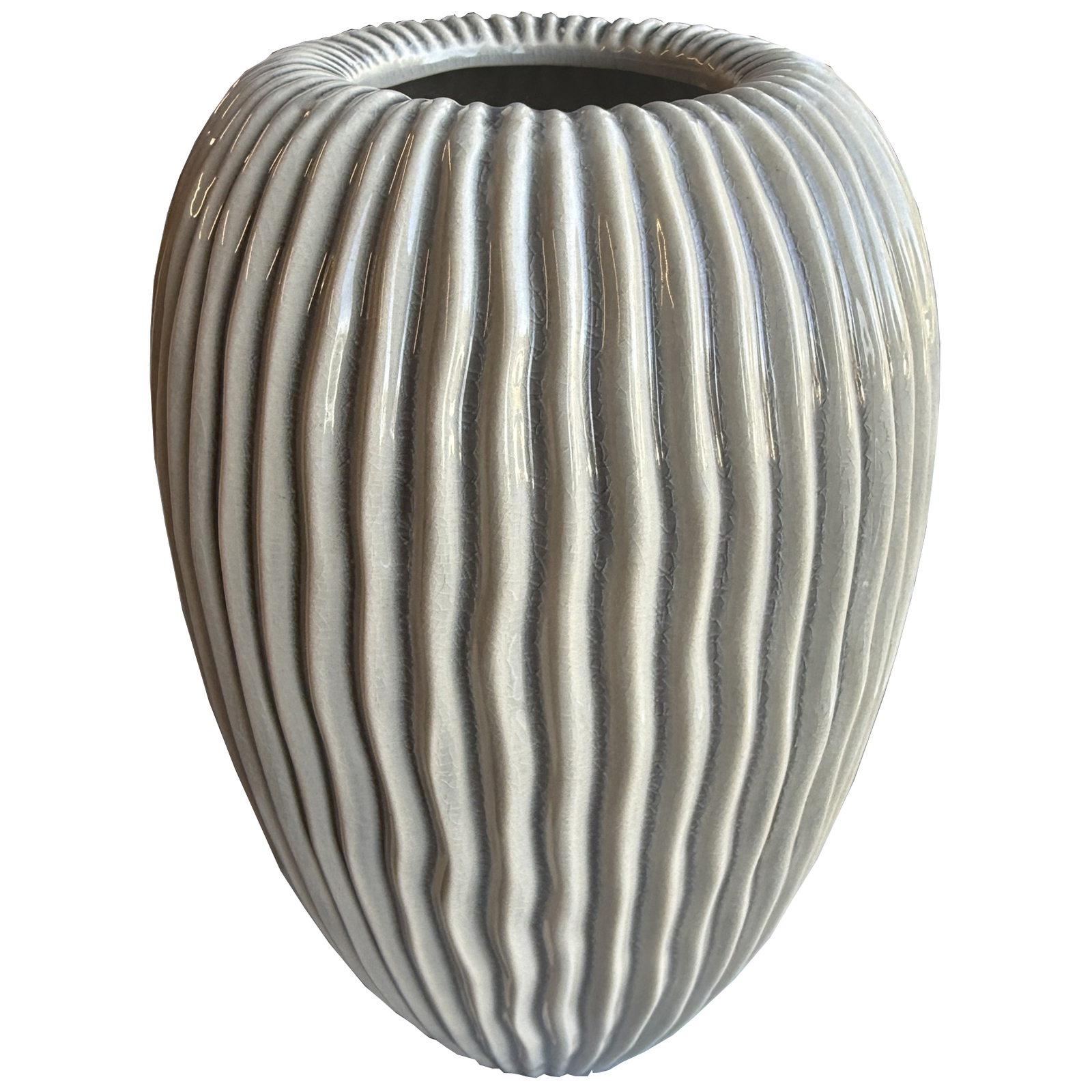 Pallida Collection Large Striped Vase Pallida Collection Large Striped Vase