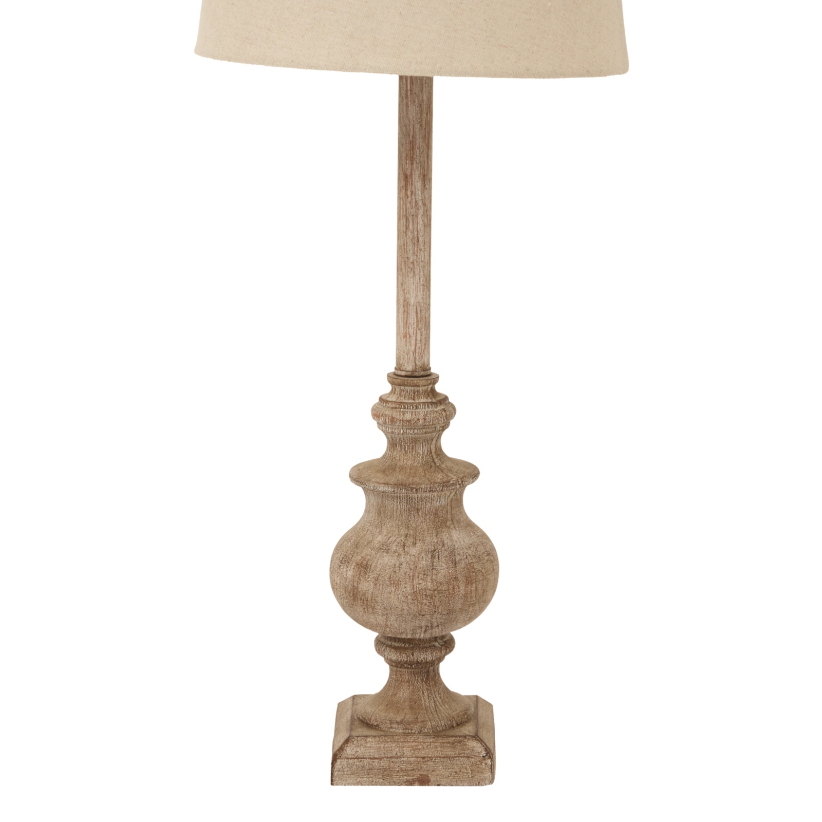 Chiaro Candlestick Table Lamp With Linen Shade 2 Chiaro Candlestick Table Lamp With Linen Shade - Image 2