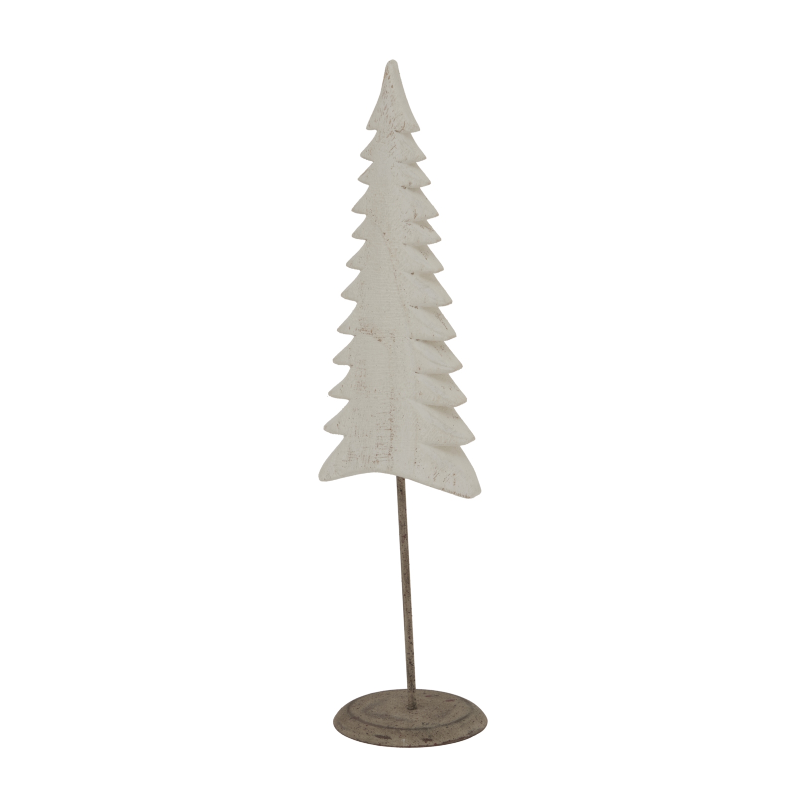 Whitewashed Tall Tree On Stand 2 Whitewashed Tall Tree On Stand - Image 2