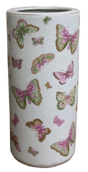 Ceramic Umbrella Stand, Butterfly Design Ceramic Umbrella Stand, Butterfly Design page 3100.jpg