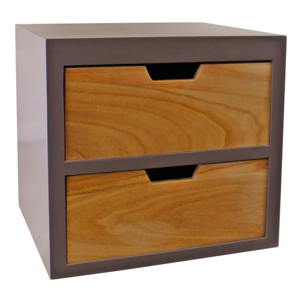 2 Drawer Chest In Grey Finish With Natural Drawers & Removable Legs 3 2 Drawer Chest In Grey Finish With Natural Drawers & Removable Legs page 3316.jpg