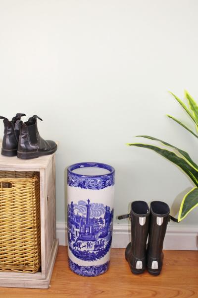 Umbrella Stand, Vintage Blue & White Townscape Design 3 Umbrella Stand, Vintage Blue & White Townscape Design page 3955.jpg